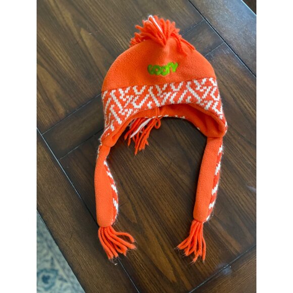 Disney Other - Disneyland Resort Orange Goofy Knit Hat Fleece Lined Ski Toboggin Adult